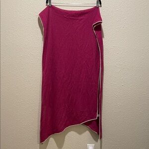 Nordstrom Fuchsia Asymmetrical Scarf